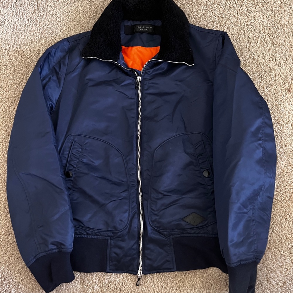 Rag & bone zip up bomber